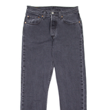 LEVI'S 501 Jeans Womens Grey Regular Straight W27 L28