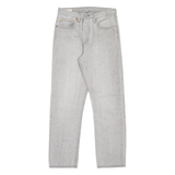 LEVI'S 501 BIG E Jeans Womens Grey Regular Straight W27 L28