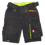 Womens Workwear Shorts Black UK 4 W26