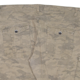 ANGELO LITRICO Mens Cargo Shorts Brown Camouflage 2XL W42