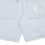 KARL KANI Womens Jorts Shorts Blue S W30
