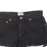 LEVI'S Womens Denim Shorts Black M W30