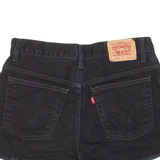 LEVI'S Womens Denim Shorts Black M W30