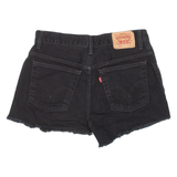 LEVI'S Womens Denim Shorts Black M W30