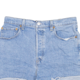 LEVI'S BIG E Womens Denim Shorts Blue M W30