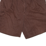 CAMBRIDGE CLASSICS Mens Cargo Shorts Brown L W36