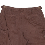 CAMBRIDGE CLASSICS Mens Cargo Shorts Brown L W36