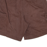 CAMBRIDGE CLASSICS Mens Cargo Shorts Brown L W36