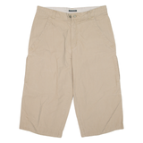DOCKERS Mens Pedal Pushers Shorts Beige M W34