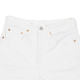 LEVI'S BIG E Womens Denim Shorts White XS W26