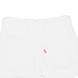 LEVI'S BIG E Womens Denim Shorts White XS W26