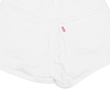 LEVI'S BIG E Womens Denim Shorts White XS W26