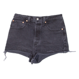 LEVI'S Ribcage BIG E Womens Denim Shorts Black M W30