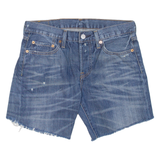 LEVI'S 501 Womens Denim Shorts Blue XS W26