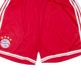 ADIDAS Bayern Munich Mens Sports Shorts Red L W30
