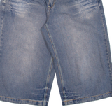 NO NAME Mens Pedal Pushers Shorts Blue M W32