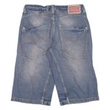 NO NAME Mens Pedal Pushers Shorts Blue M W32