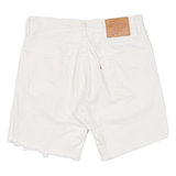 LEVI'S 501 93 BIG E Womens Denim Shorts White M W30