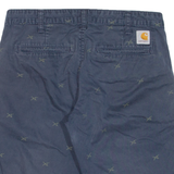 CARHARTT Mens Jorts Shorts Blue XS W26
