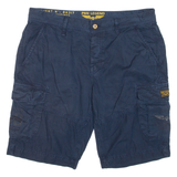 PME LEGEND Mens Cargo Shorts Blue L W35