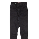 LEVI'S Mile High BIG E Womens Jeans Black Slim Skinny W27 L30