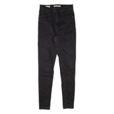 LEVI'S Mile High BIG E Womens Jeans Black Slim Skinny W27 L30