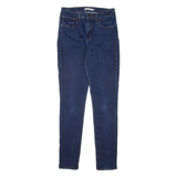 LEVI'S 721 High Rise Womens Jeans Blue Slim Skinny W27 L32