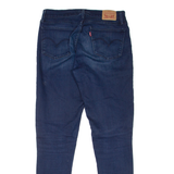 LEVI'S 710 Womens Jeans Blue Slim Skinny Stone Wash W29 L32