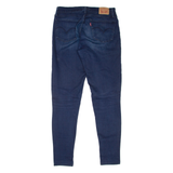 LEVI'S 710 Womens Jeans Blue Slim Skinny Stone Wash W29 L32