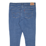 LEVI'S 310 Shaping Distressed Womens Jeans Blue Slim Skinny W32 L28