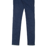 LEVI'S 711 BIG E Womens Jeans Blue Slim Skinny Stone Wash W26 L32