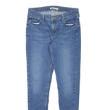 LEVI'S 710 Womens Jeans Blue Slim Skinny Stone Wash W27 L32