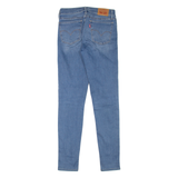 LEVI'S 710 Womens Jeans Blue Slim Skinny Stone Wash W27 L29