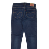 LEVI'S 710 Womens Jeans Blue Slim Skinny Stone Wash W28 L27