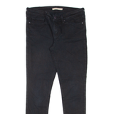 LEVI'S 711 Womens Jeans Black Slim Skinny W28 L27