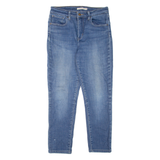 LEVI'S 721 High Rise Womens Jeans Blue Slim Skinny Stone Wash W28 L25