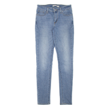 LEVI'S 711 Womens Jeans Blue Slim Skinny Stone Wash W26 L30