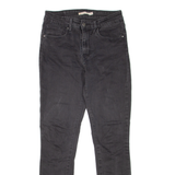 LEVI'S 721 High Rise Womens Jeans Black Slim Skinny W28 L30