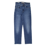 LEVI'S 724 BIG E High Rise Womens Jeans Blue Regular Straight W25 L25