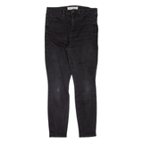 GAP Super High Rise Womens Jeans Black Slim Skinny W30 L27