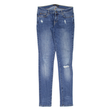 GUESS Distressed Womens Jeans Blue Slim Skinny W28 L32