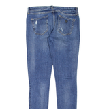 GUESS Distressed Womens Jeans Blue Slim Skinny W28 L32