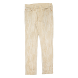 LEVI'S 511 Jeans Camouflage Mens Beige Slim Straight W31 L32