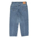 LEVI'S 550 Jeans Mens Blue Relaxed Straight Stone Wash W36 L29