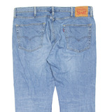 LEVI'S 502 Jeans Mens Blue Regular Tapered Stone Wash W38 L24