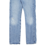LEVI'S 501 BIG E Jeans Distressed Mens Blue Regular Straight Stone Wash W30 L32