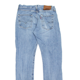LEVI'S 501 BIG E Jeans Distressed Mens Blue Regular Straight Stone Wash W30 L32
