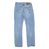 LEVI'S 501 BIG E Jeans Distressed Mens Blue Regular Straight Stone Wash W30 L32