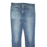 LEVI'S 510 Jeans Mens Blue Slim Skinny Stone Wash W36 L34