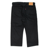 LEVI'S 751 Jeans Mens Black Regular Straight W36 L23